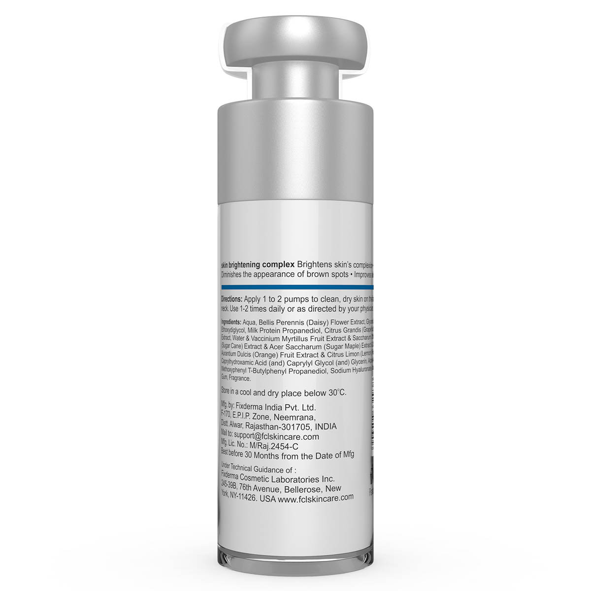 Fixderma Cosmetic Laboratories (FCL) Skin Brightening Complex Serum, 30 gm, Pack of 1 Fixderma Cosmetic Laboratories (FCL) Skin Brightening Complex Serum, 30 gm, Pack of 1