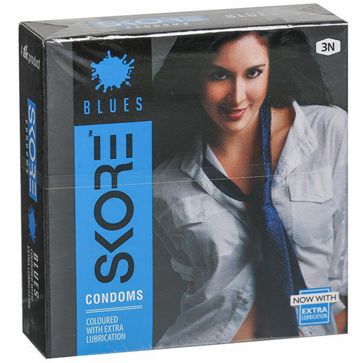 Skore Blues Condoms, 3 Count Price, Uses, Side Effects, Composition