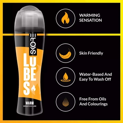 Skore Warm Sensation Lube, 50 ml, Pack of 1