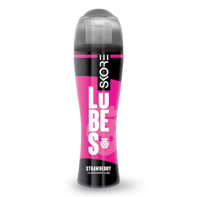 Skore Strawberry Flavour Lube, 50 ml, Pack of 1