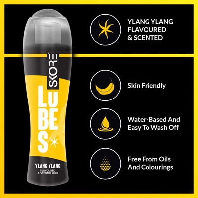 Skore Ylang Ylang Flavour Lube, 50 ml, Pack of 1