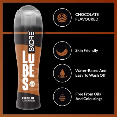 Skore Chocolate Flavour Lube, 50 ml, Pack of 1