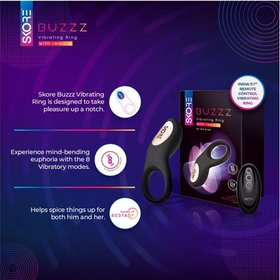 Skore Buzzz Body Massager with Remote for Him &amp; Her, 1 Count, Pack of 1