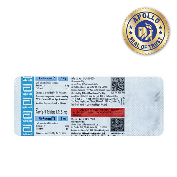 AB-Ramprel 5 Tablet 10's, Pack of 10 TABLETS