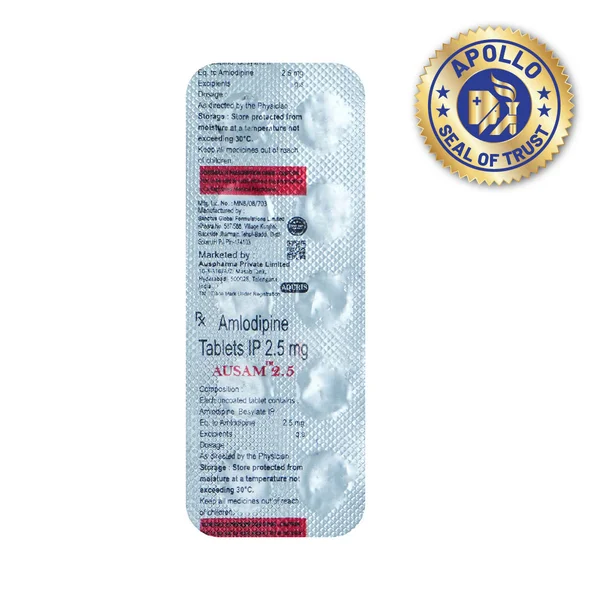 Ausam 2.5 Tablet 10's, Pack of 10 TABLETS