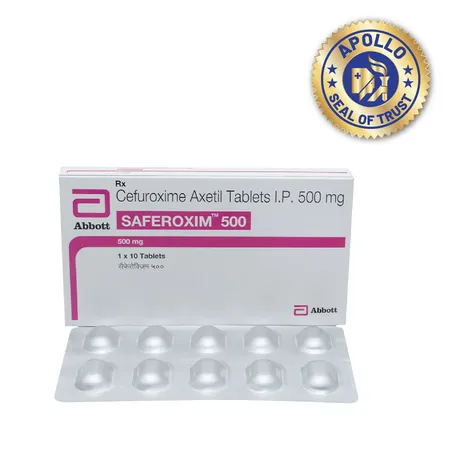 Saferoxim 500 Tablet 10's