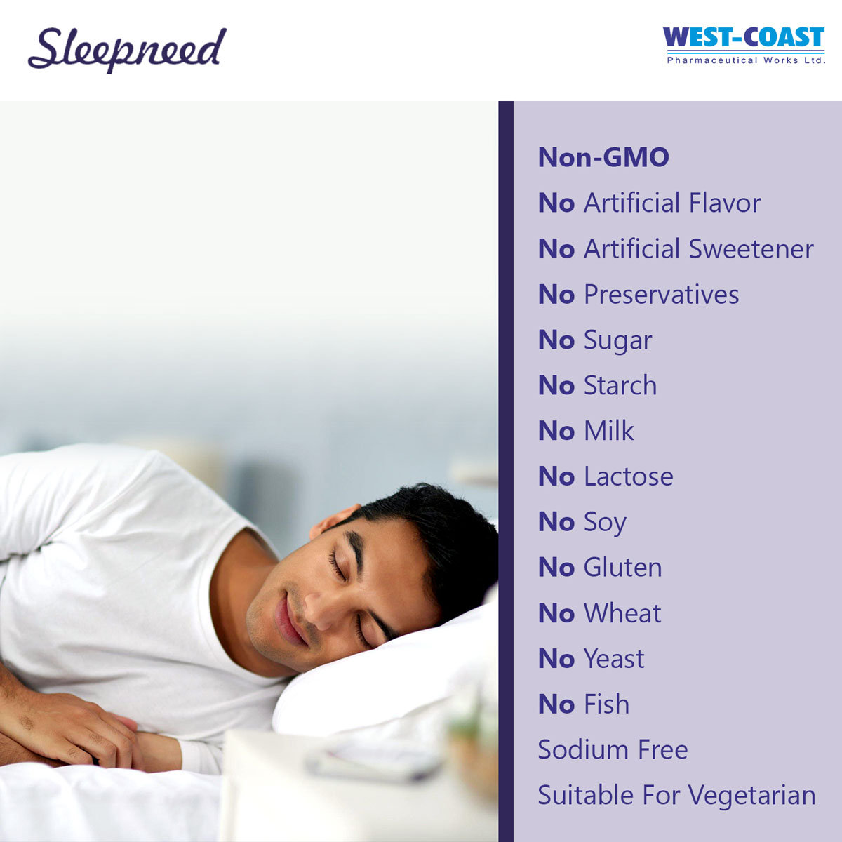 Westcoast Sleepneed Melatonin 5mg, 10 Tablets, Pack of 10 TabletS Westcoast Sleepneed Melatonin 5mg, 10 Tablets, Pack of 10 TabletS