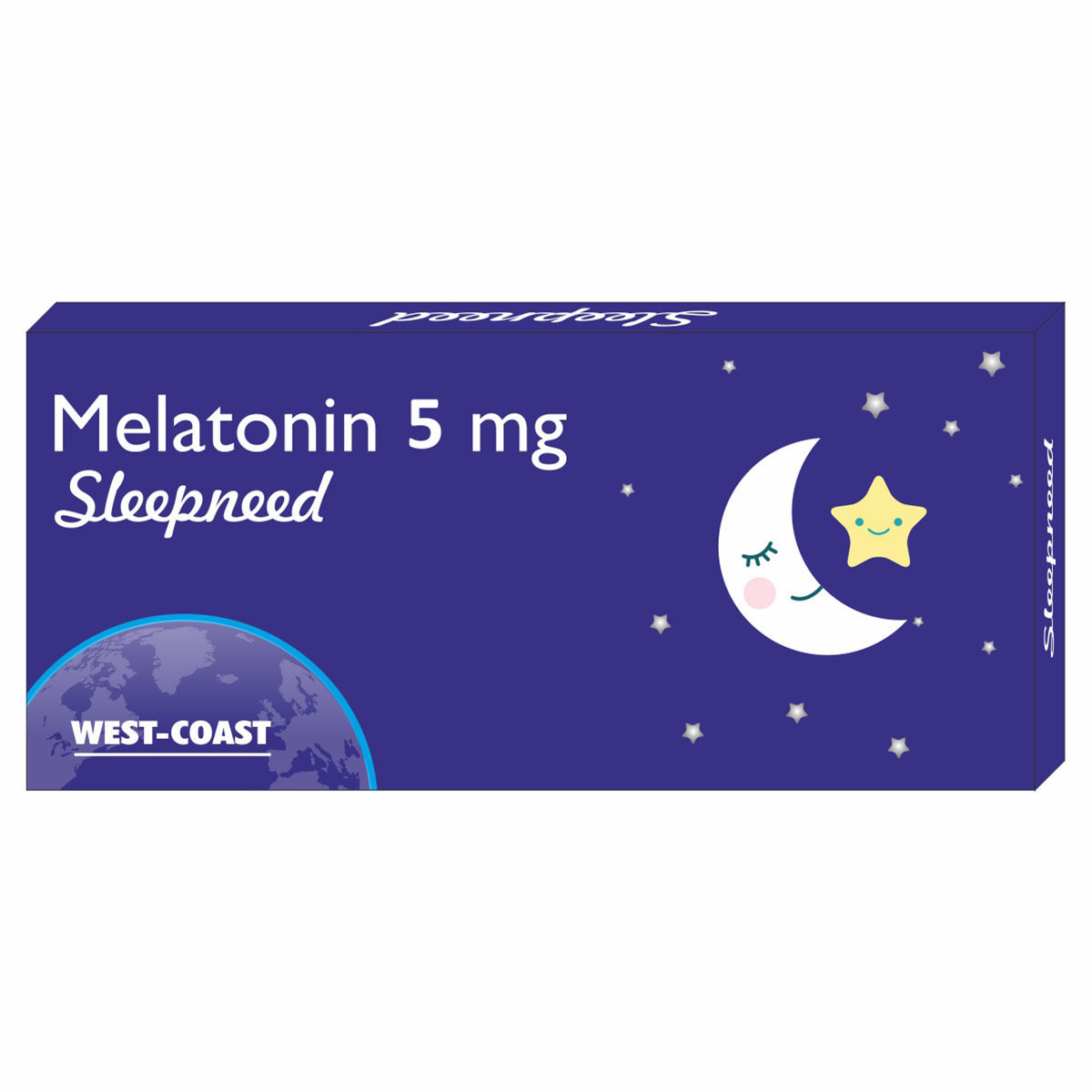 Buy Westcoast Sleepneed Melatonin 5mg, 10 Tablets Online