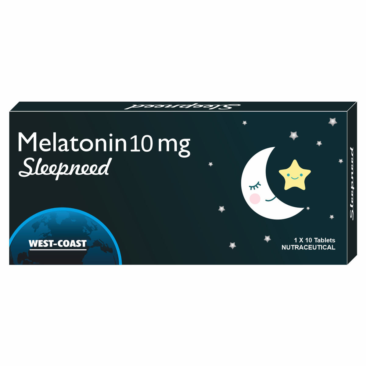 Westcoast Sleepneed Melatonin 10mg, 10 Tablets, Pack of 10 TabletS Westcoast Sleepneed Melatonin 10mg, 10 Tablets, Pack of 10 TabletS