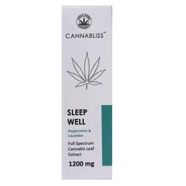 Cannabliss Sleep Well 1200 mg Oil, 10 ml, Pack of 1