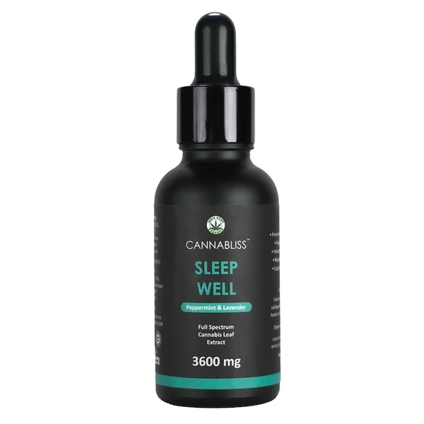 Cannabliss Sleep Well 3600 mg Oil, 30 ml, Pack of 1