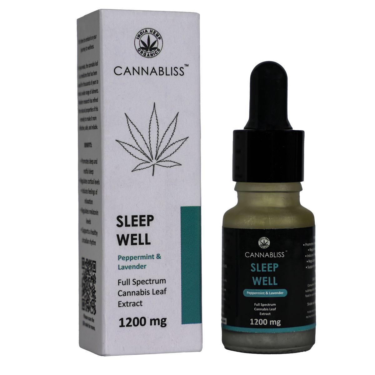 Buy Cannabliss Sleep Well 1200 mg Oil, 10 ml Online