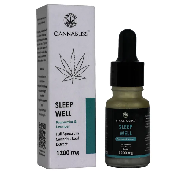 Cannabliss Sleep Well 1200 mg Oil, 10 ml, Pack of 1