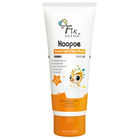 Fixderma Hoopoe Gentle Hair & Body Wash, 100 ml