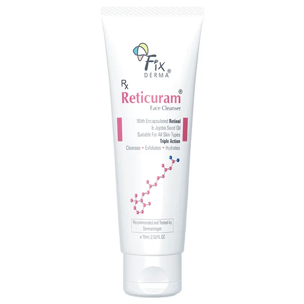 Fixderma Reticuram Face Cleanser, 75 ml