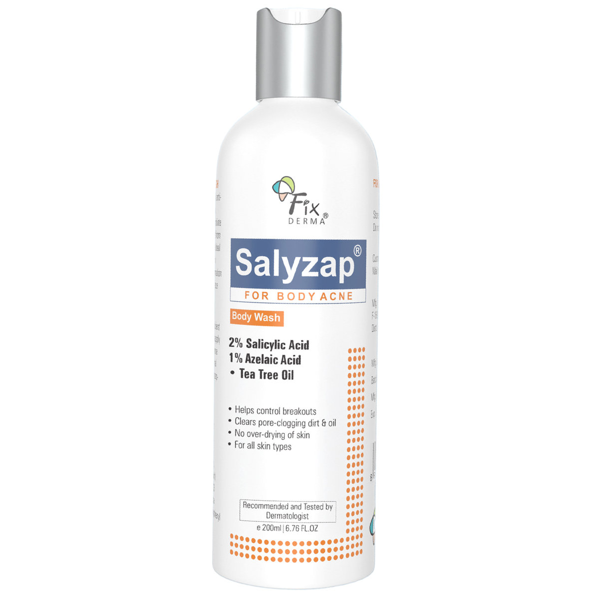Fixderma Salyzap Body Wash, 200 ml, Pack of 1 Fixderma Salyzap Body Wash, 200 ml, Pack of 1