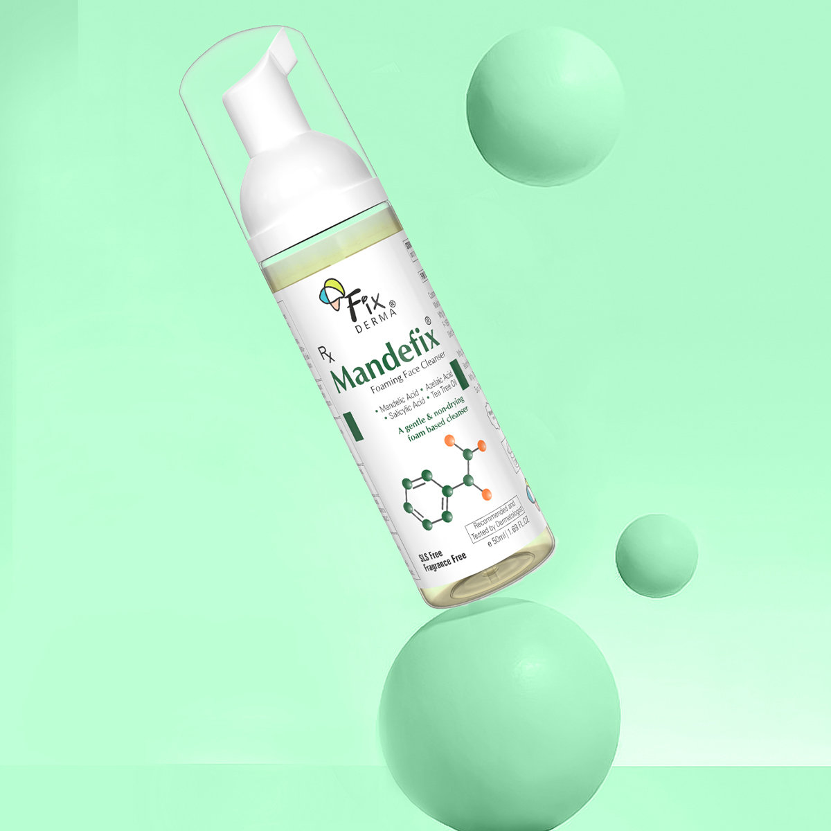 Fixderma Mandefix Foaming Face Cleanser, 50 ml, Pack of 1 Fixderma Mandefix Foaming Face Cleanser, 50 ml, Pack of 1