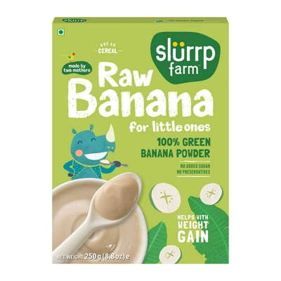 Slurrp Farm Raw Banana Powder, 250 gm, Pack of 1