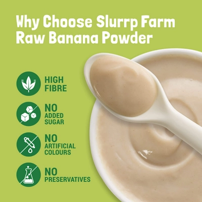 Slurrp Farm Raw Banana Powder, 250 gm, Pack of 1