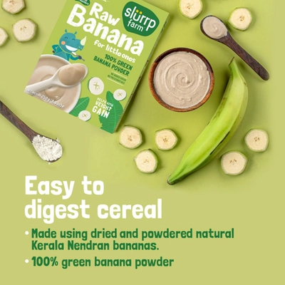 Slurrp Farm Raw Banana Powder, 250 gm, Pack of 1