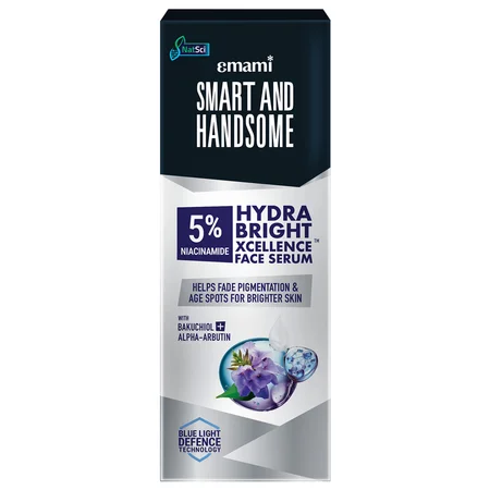 Smart And Handsome 5%Niacinamide Hydrabrt Face Serum, 30 ml