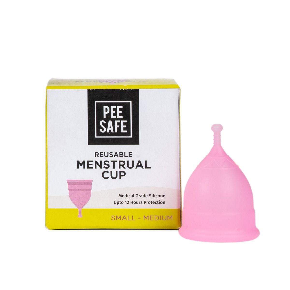 Pee Safe Reusable Menstrual Cup SmallMedium, 1 Count Price, Uses, Side