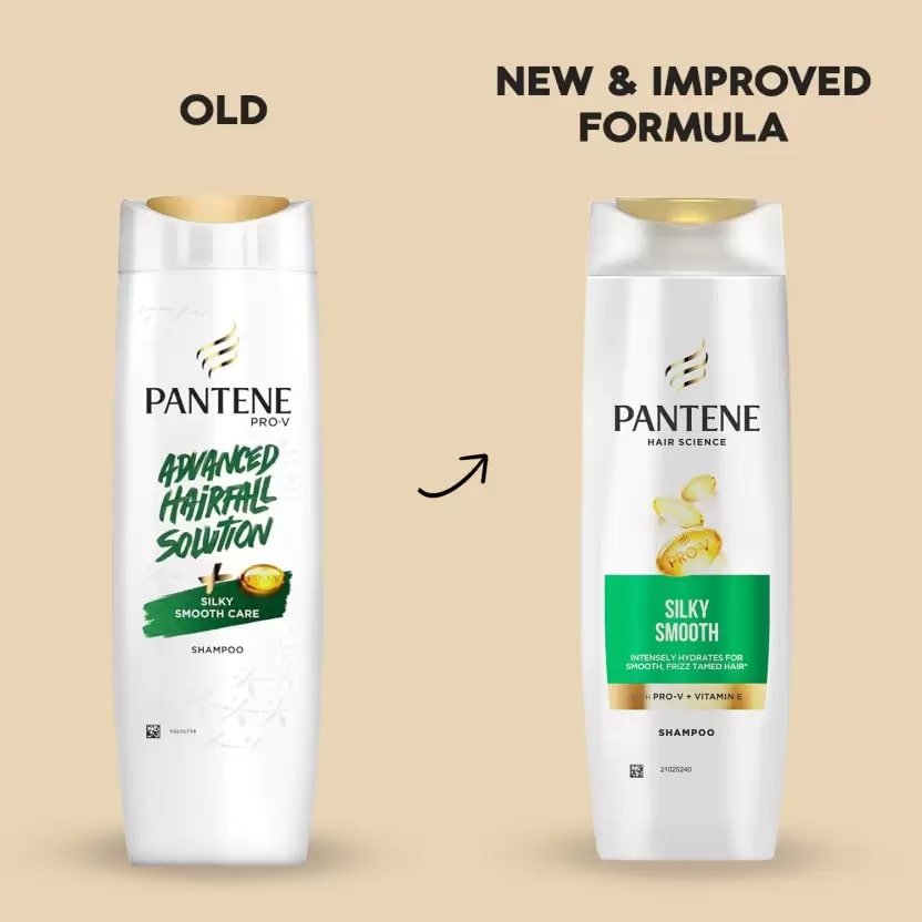 Pantene Hair Science Silky Smooth Shampoo with Pro-V + Vitamin E, 340 ml, Pack of 1 Pantene Hair Science Silky Smooth Shampoo with Pro-V + Vitamin E, 340 ml, Pack of 1