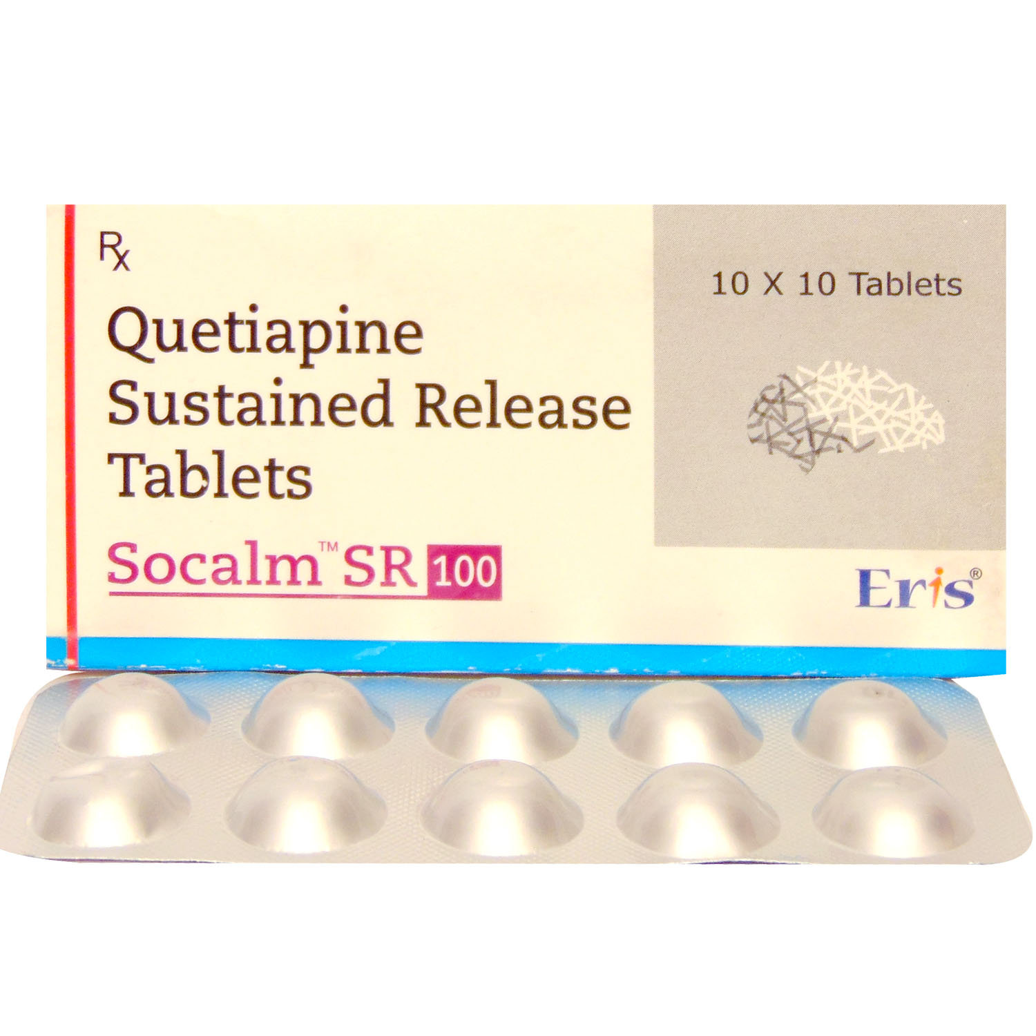 SOCALM SR 100MG TABLET, Pack of 10 TABLETS SOCALM SR 100MG TABLET, Pack of 10 TABLETS