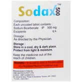 Sodax 500 Tablet 10's, Pack of 10 TabletS