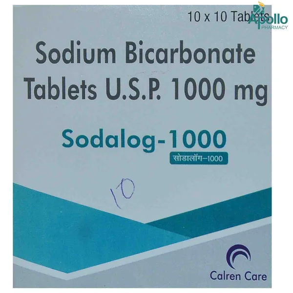SODALOG 1000MG TABLET 10'S