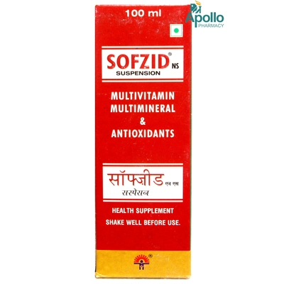 Sofzid NS Suspension 100 ml, Pack of 1 SYRUP