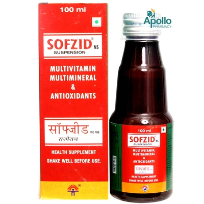 Sofzid NS Suspension 100 ml, Pack of 1 SYRUP