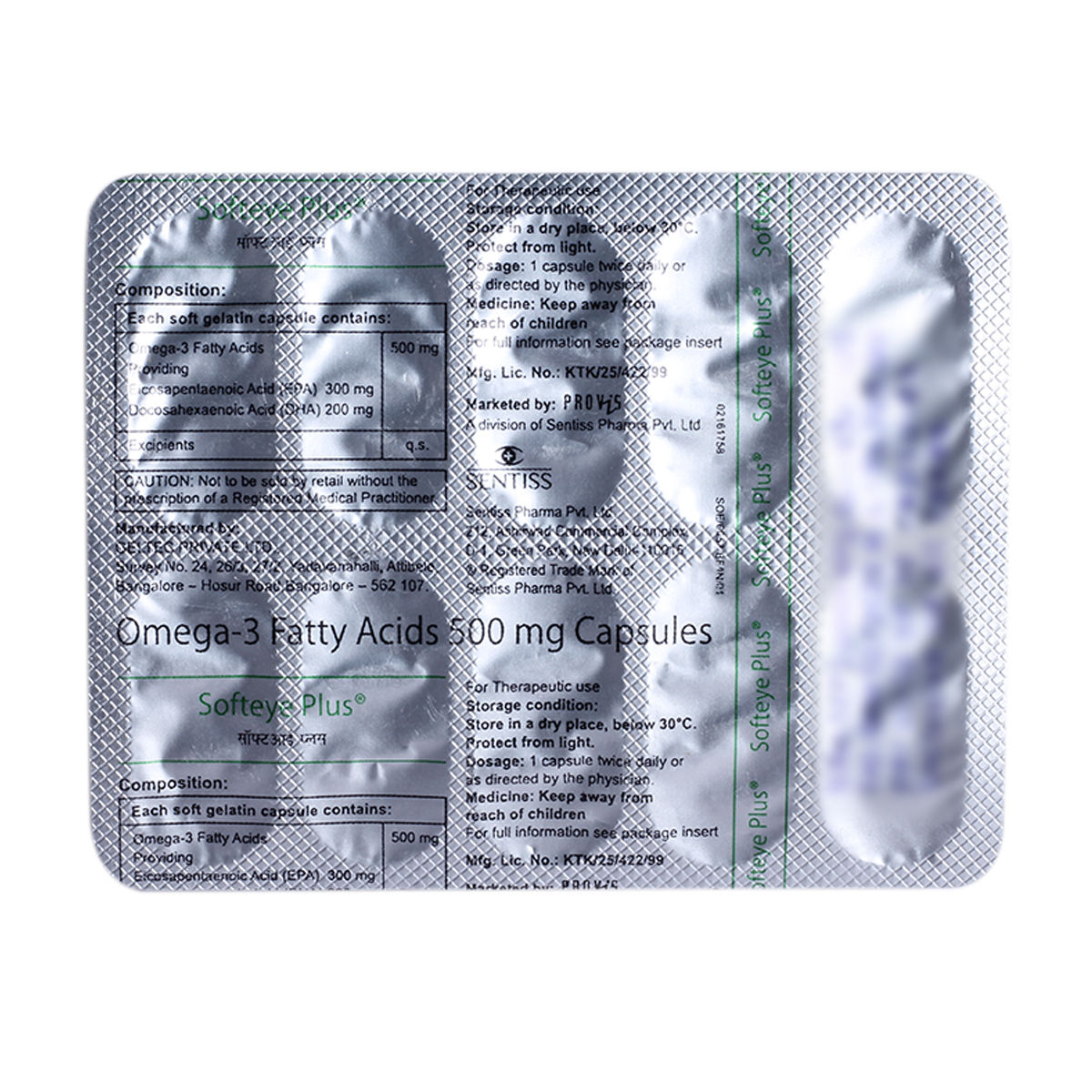 Buy Softeye Plus Capsule 10's Online