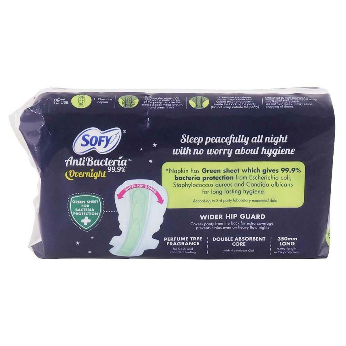 Sofy Bodyfit Overnight Pads XXL, 10 (2 x 5) Count, Pack of 2 S