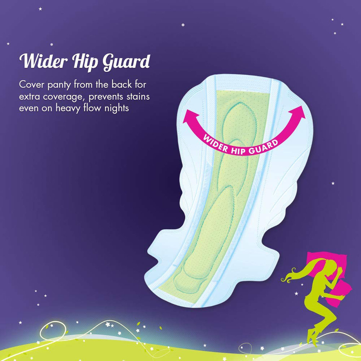 Sofy Anti Bacteria Overnight Sanitary Pads XXL, 10 Count, Pack of 1 Sofy Anti Bacteria Overnight Sanitary Pads XXL, 10 Count, Pack of 1