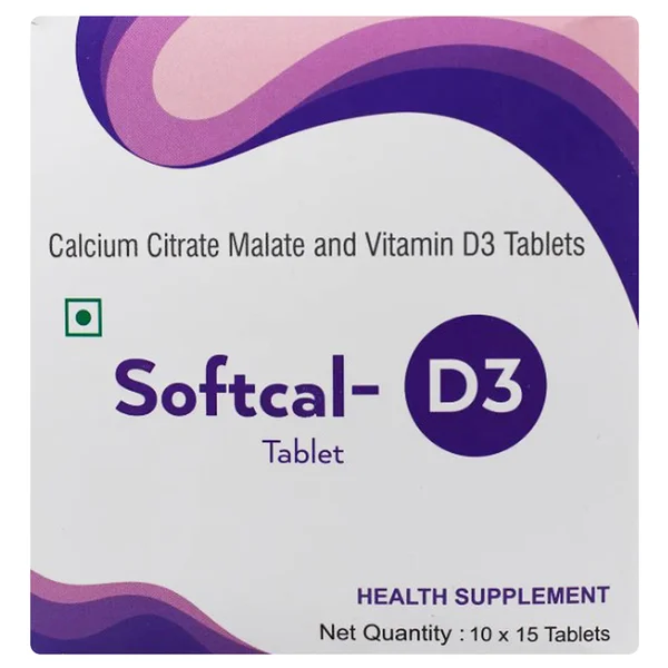 Softcal-D3 Tablet 15's