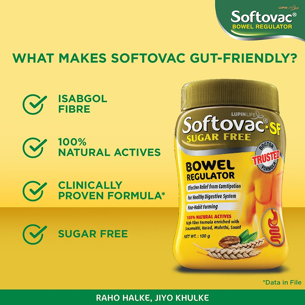 Softovac Sugar Free Bowel Regulator Powder, 100 gm, Pack of 1 Softovac Sugar Free Bowel Regulator Powder, 100 gm, Pack of 1