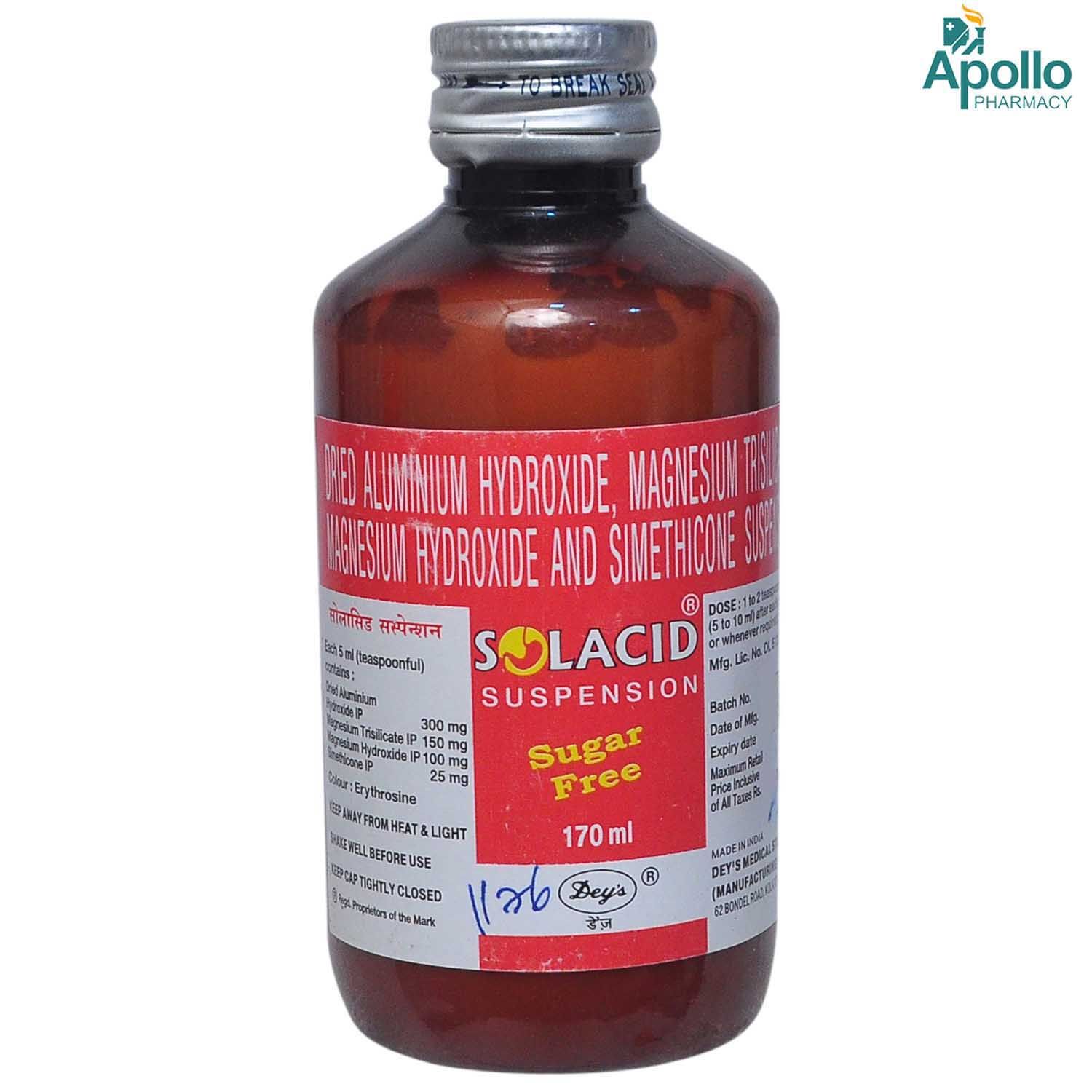 Buy Solacid Suspension 170 ml Online