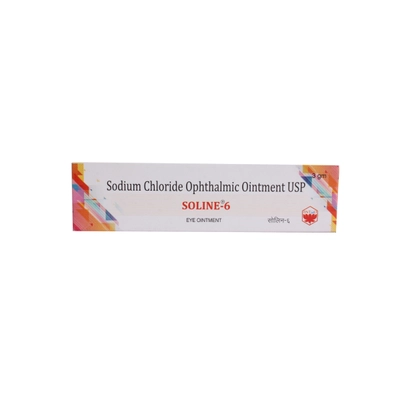 Soline-6 Eye Ointment 3Gm, Pack of 1 Ointment