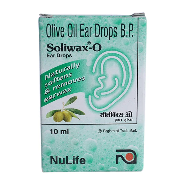 Soliwax O Ear Drops 10 ml, Pack of 1