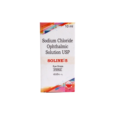 Soline-5 Eye Drop 10 ml, Pack of 1 EYE DROPS