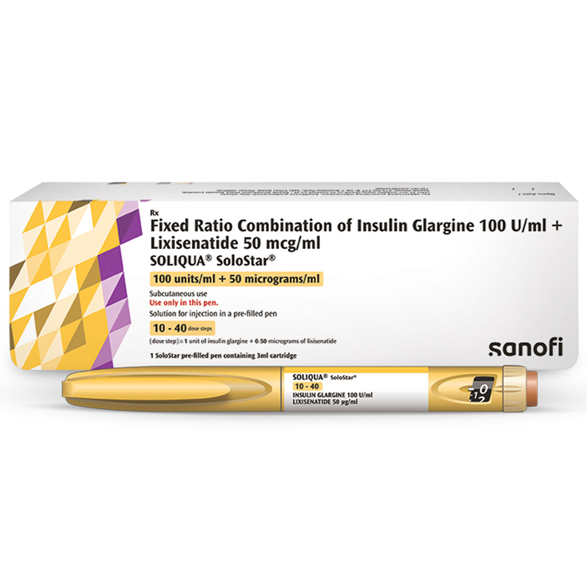 Soliqua Solostar Pre Filed Pen 3 ml, Pack of 1 Soliqua Solostar Pre Filed Pen 3 ml, Pack of 1