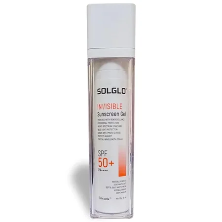 Solglo Invisible Sunscreen SPF 50+ PA++ Gel, 50 ml