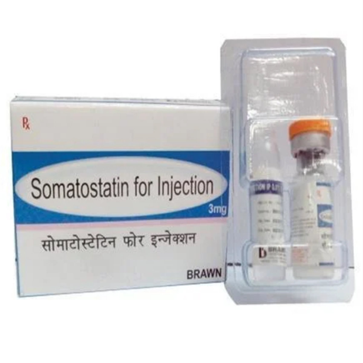 SOMATOSTATIN 3MG INJECTION, Pack of 1 INJECTION SOMATOSTATIN 3MG INJECTION, Pack of 1 INJECTION