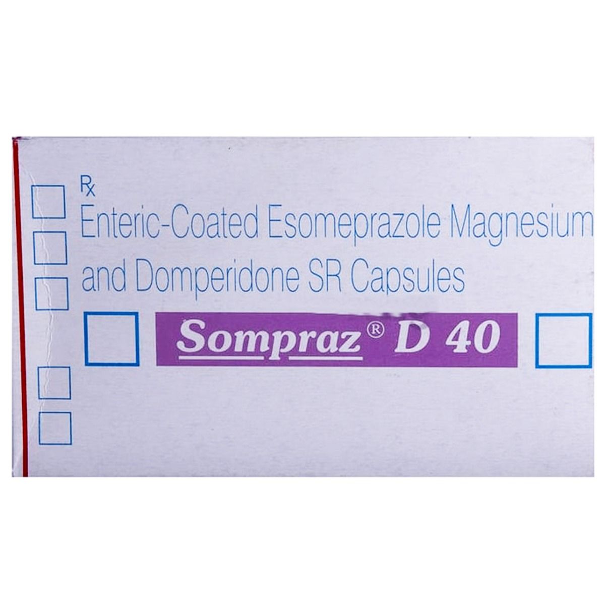 Sompraz D 40 Capsule, Uses, Side Effects, Price