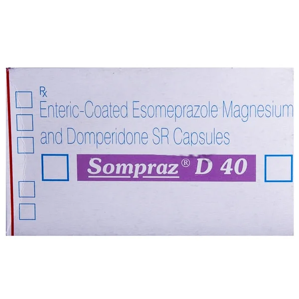 Sompraz D 40 Capsule 15's, Pack of 15 CAPSULE SRS
