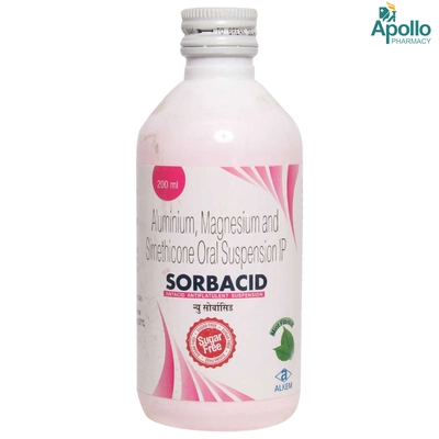 Sorbacid Suspension 200 ml, Pack of 1 ORAL SUSPENSION