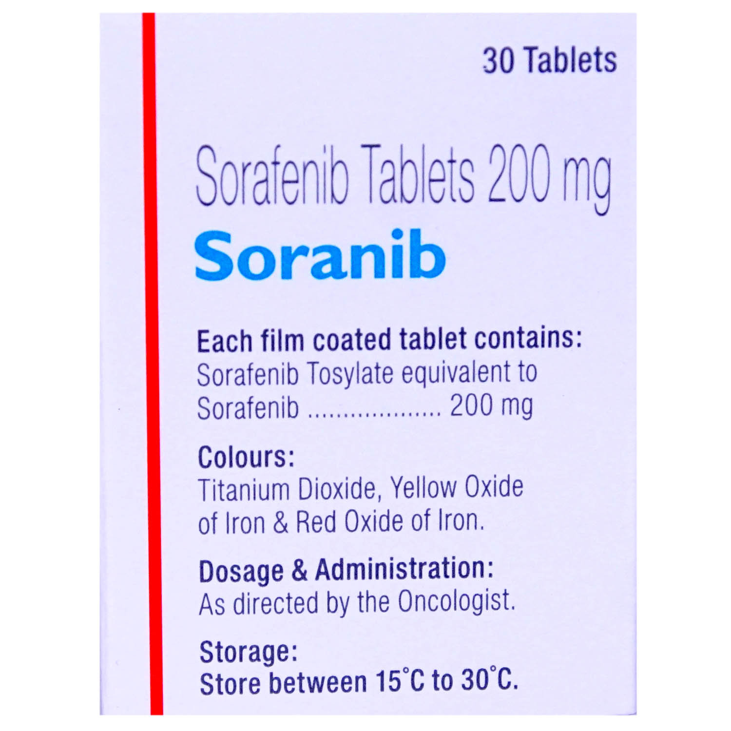 Soranib Tablet 30's, Pack of 1 Tablet Soranib Tablet 30's, Pack of 1 Tablet