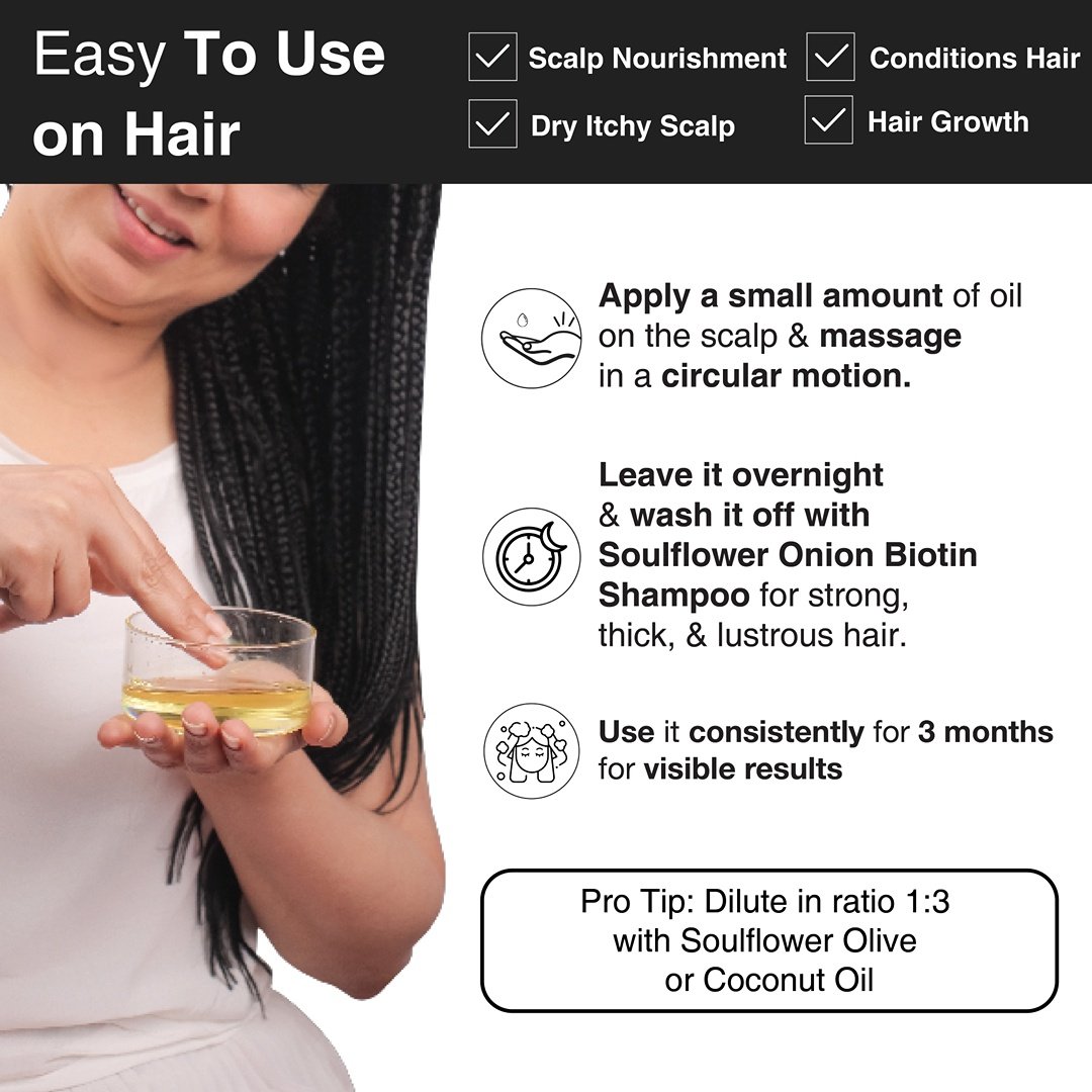 Soulflower Castor Hexane Free Oil for Hair Growth, 120 ml, Pack of 1 Soulflower Castor Hexane Free Oil for Hair Growth, 120 ml, Pack of 1