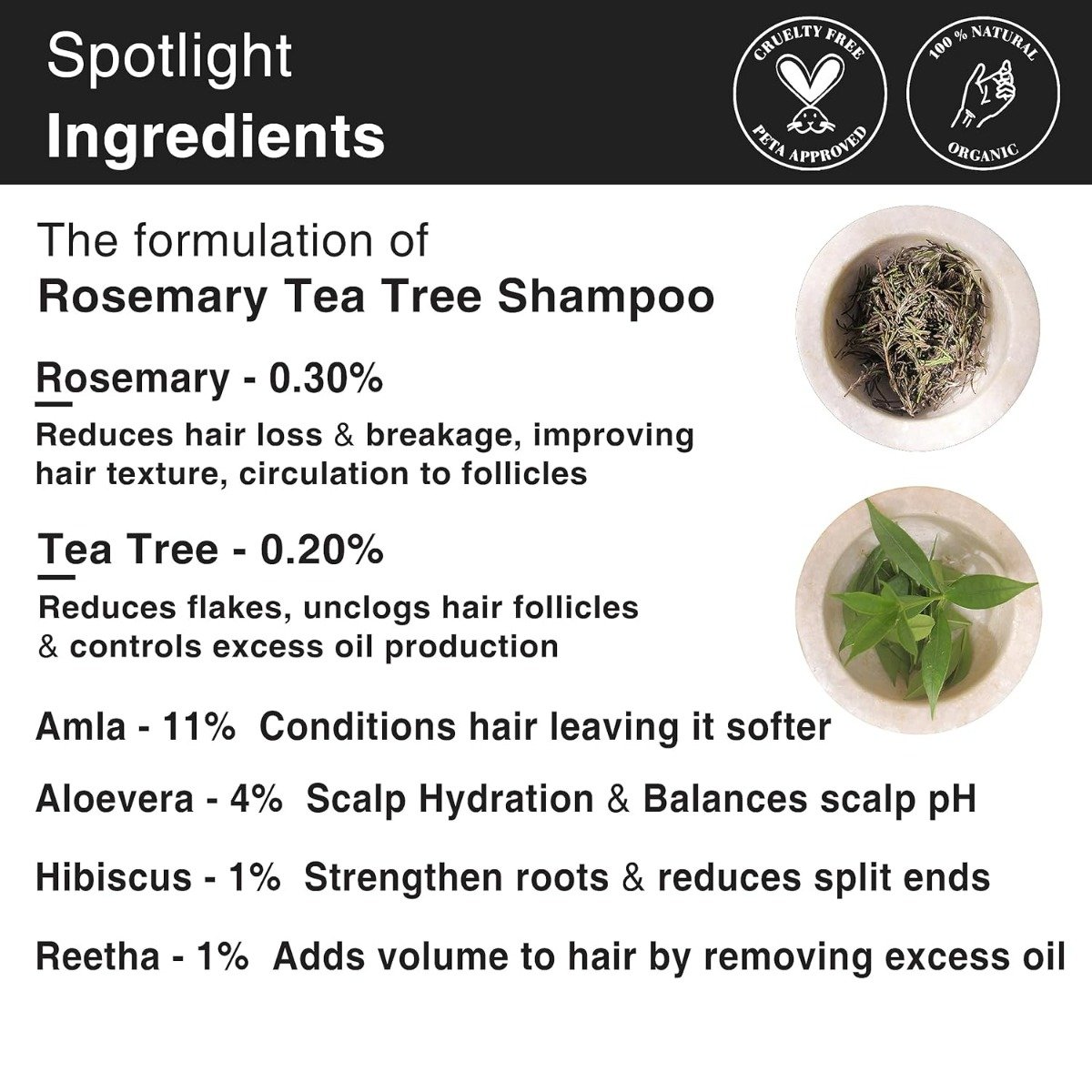 Soulflower Pro Vitamin B5 Rosemary Tea Tree Shampoo, 200 ml, Pack of 1 Soulflower Pro Vitamin B5 Rosemary Tea Tree Shampoo, 200 ml, Pack of 1
